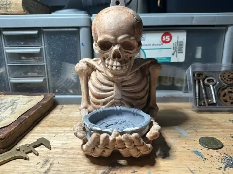 Skeleton Bird Feeder – skeleton tea light holder