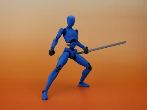 CARBON 13 Printable Jointed Figure - Type M - Beta files