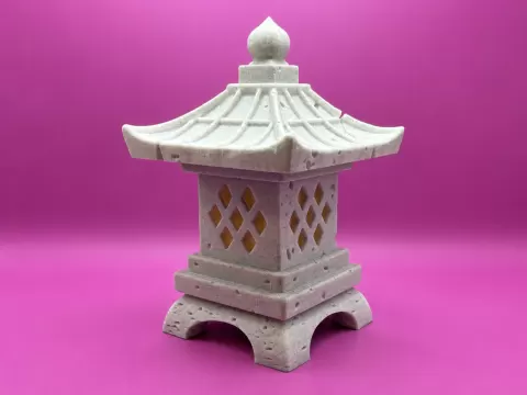 Weathered Japanese Lantern