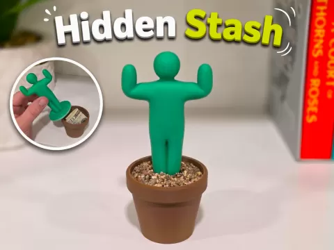 Meccha Chameleon Cactus Planter With Hidden Comp.