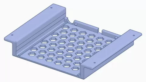 Under Table DVD Rack