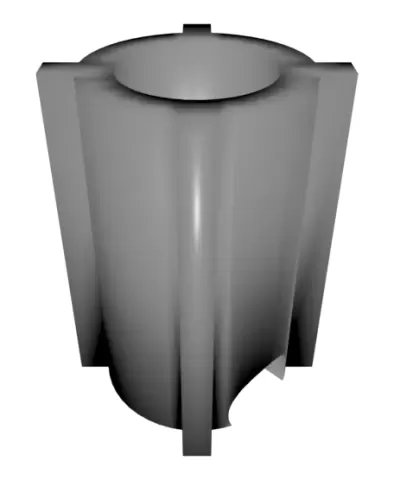 Yard light stake base