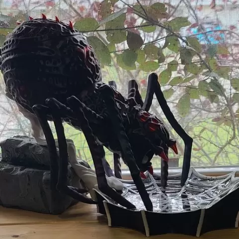 Spider Web Dice Tower