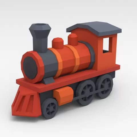Low Poly Train