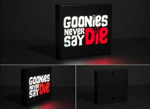 The Goonies Goonies Never Die LED Light Box | Multi-Color 3D Printable STL