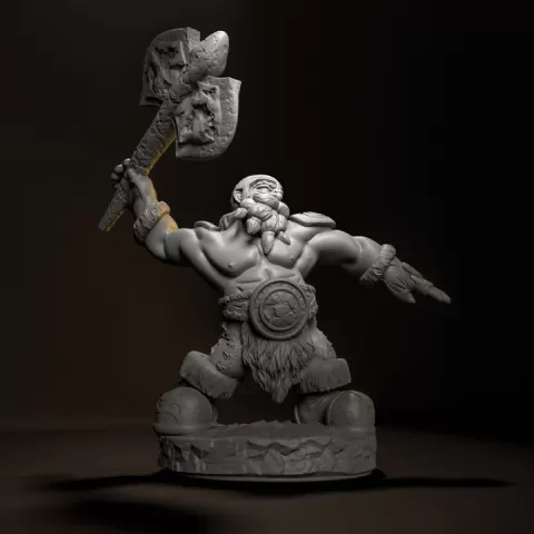 The Dwarf Dusgrun Sapphirebashe by AVD Studios