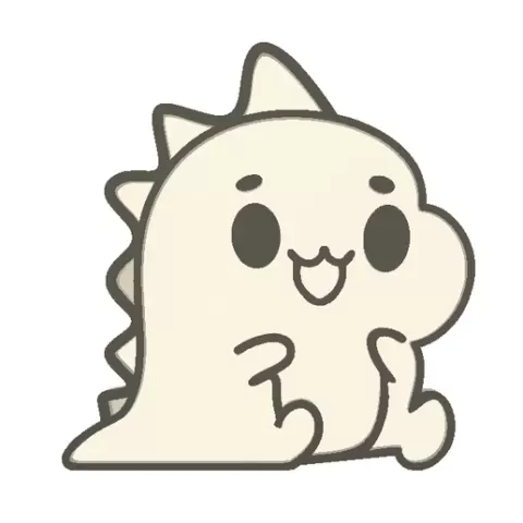 Cute Dino Keychain