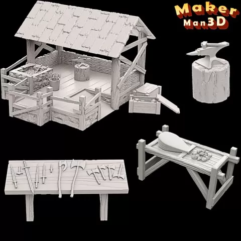 The Weaponsmith by MakerMan3D
