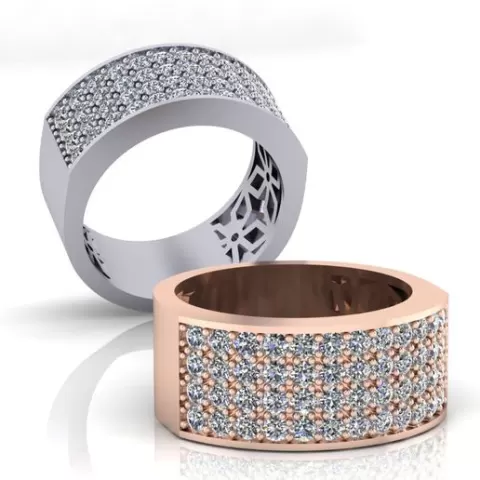 pave setting jewelry ring