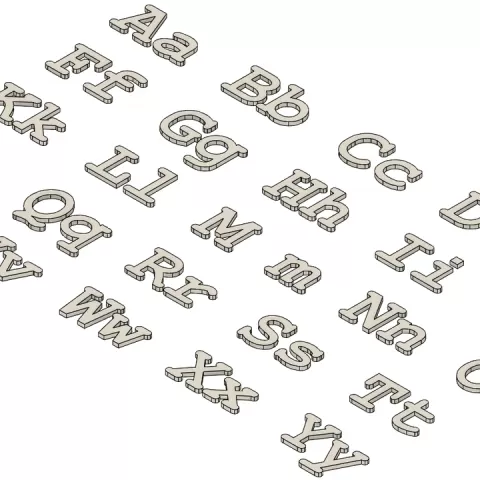 Alphabet Set – Uppercase & Lowercase Letters by .