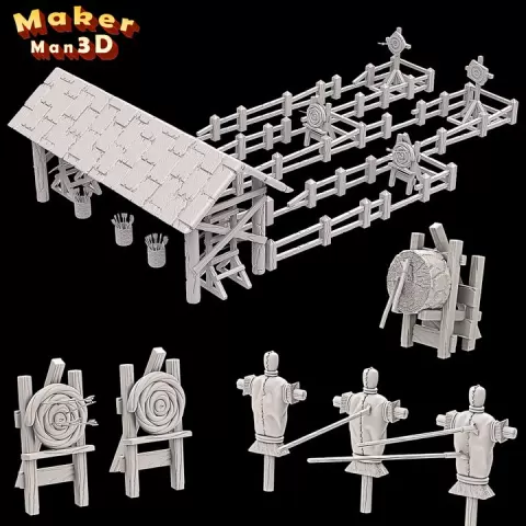 Warrior Training Ground by MakerMan3D