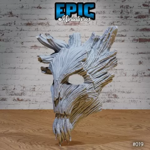 Forest Warden Mask / Cosplay Costume Item / Wall Decoration / Collectible Decorative Statue / Fantasy Decor by Epic-Miniatures