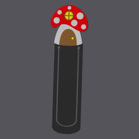 Mushroom House - Bookmark v1