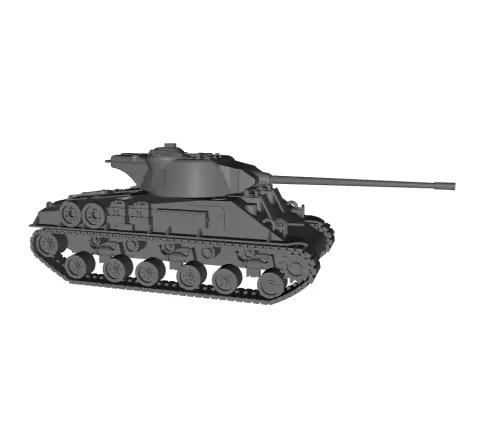 1/48 Scale Israel 1957 Sherman N50 Mk II w AMX 75mm gun M4A4 HVSS.stl