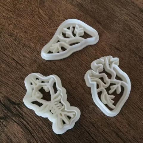 Organs cookie cutters