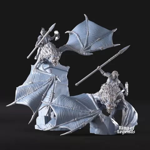 Goblin Bat Riders | Gobins of the Cave | Ring of Legends by Davale Games ©