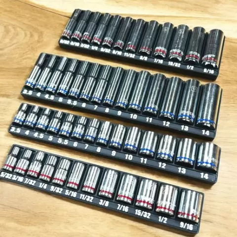 Organizers compatible with Kobalt 212 Pc Socket Organizers