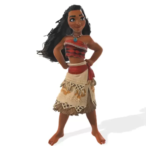 Moana-Inspired High Poly 3D Printable Figurine