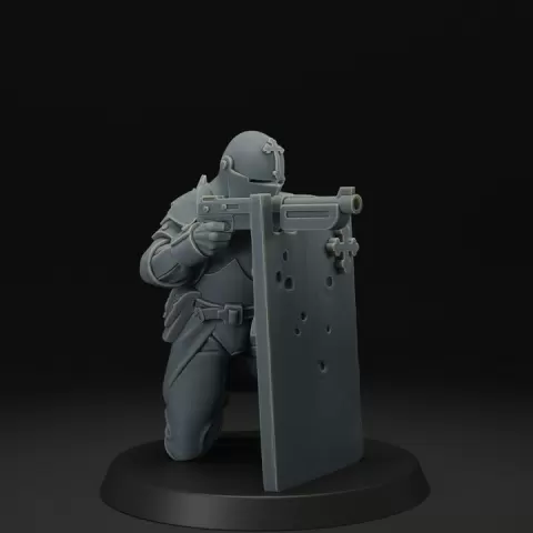 Shock Trooper With shield by Jk.Remo