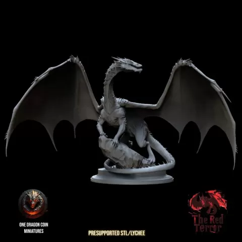 Vorondax, the Red Terror Dragon by Spirit of Resin Miniatures