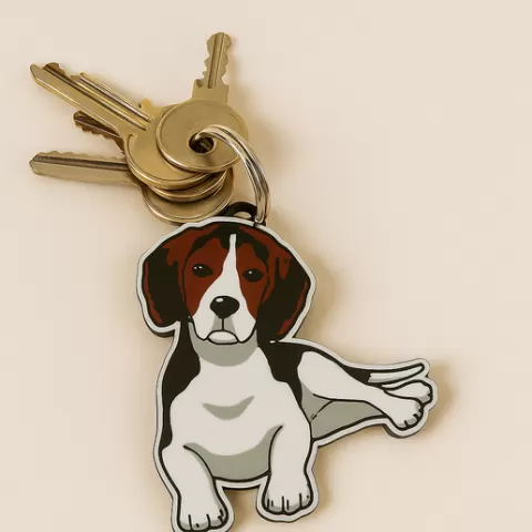 Beagle Keychain