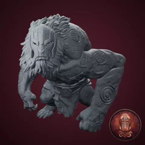 Alchemical War Lion – The Golden Caliphate by Guillermo Montero Santiago
