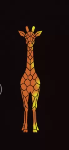geometric giraffe- STL
