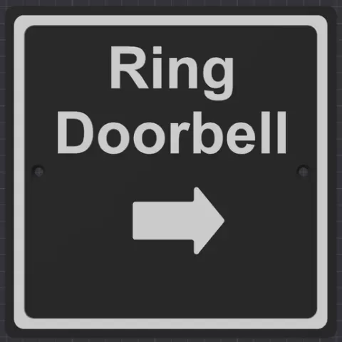 Doorbell Sign