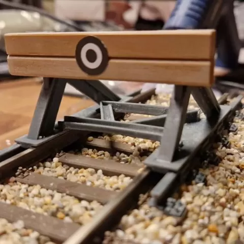 Buffer stop for track 1, Austrian design