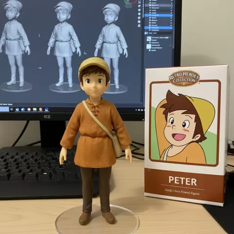 Pedro (Heidi): The Loyal Friend and Goat Herder of the Alps in 3D!