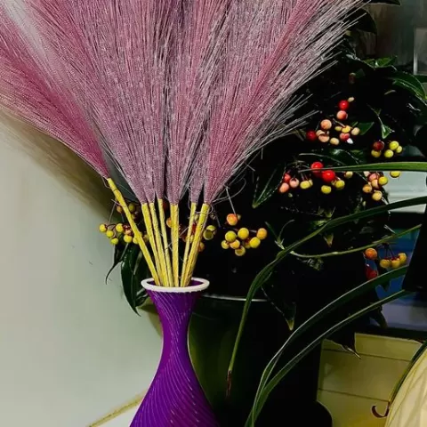 Spiral Vase, Drywall Vase.