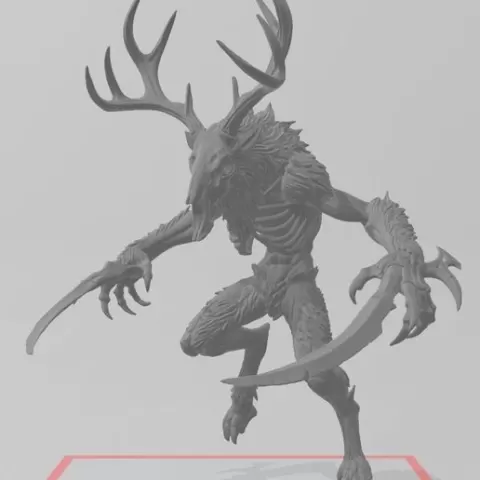 Fantasy Wendigo Monster Champion