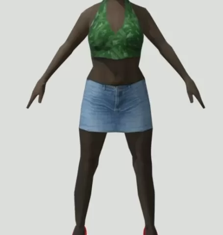 Kendl GTA with high heels