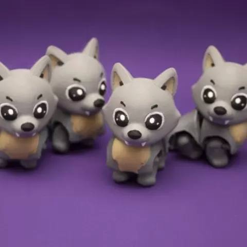 Cute Flexi Wolf