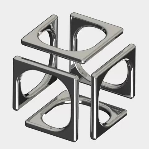 Bouncy Cuboid Sculpture