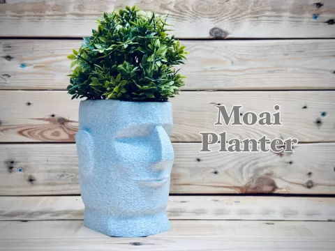 Moai Planter