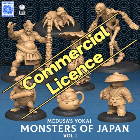 Yokai Monsters of Japan - Commercial Licence by Medusa Miniatures