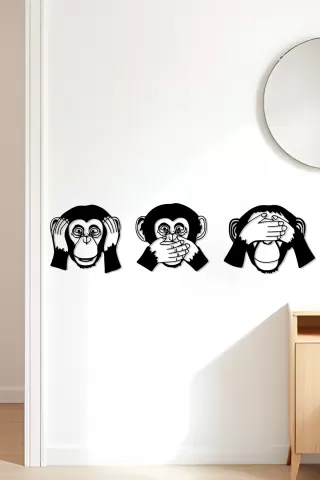Monkey Wall Art, Wall Decor, Home Decor
