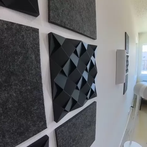 Sound Diffusion Panels (Square and Hexagon)