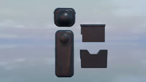 INSTA 360 X4 Air and Accessories 3d Scan