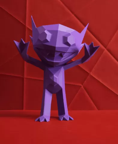 Sableye Low Poly Pokemon