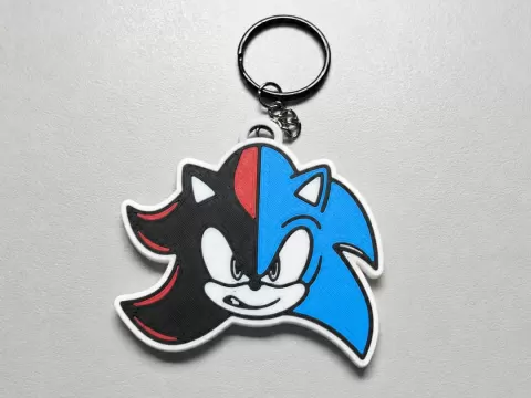 sonic keychain
