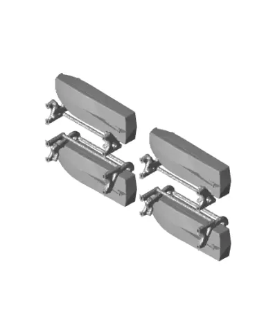 700 Scale Davits with LCP.stl