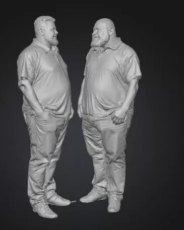 2 Casual Guys Talking STL
