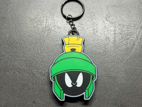 Marvin the Martian keychain