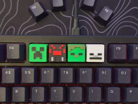 Minecraft Novelty Mob/Creature Keycaps
