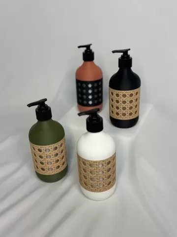Rattan Soap Bottle