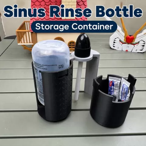 Sinus Rinse Bottle Storage Container