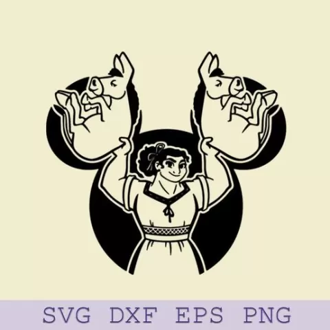 Encanto Luisa Madrigal Donkey SVG, Encanto SVG, Digital Download SVG