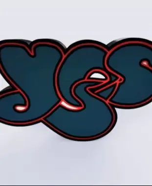 YES Sign - LED strip compatible